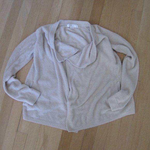 Barefoot Dreams Bamboo Chic Lite One Mile Cardigan 433 Light Cream Color XS/S - Picture 7 of 8